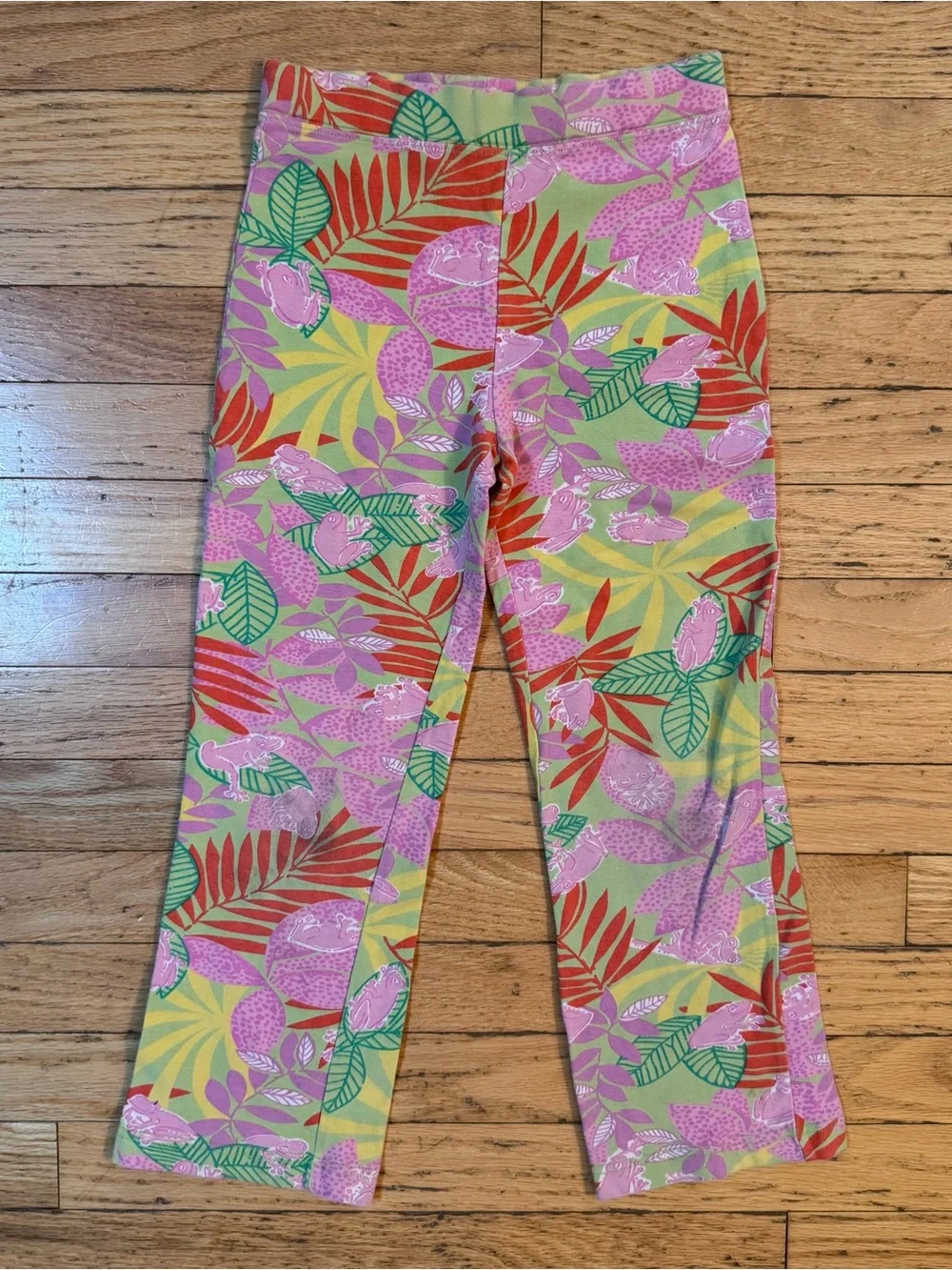 Lilly Pulitzer Colorful Frog Animal Pants 6x Small